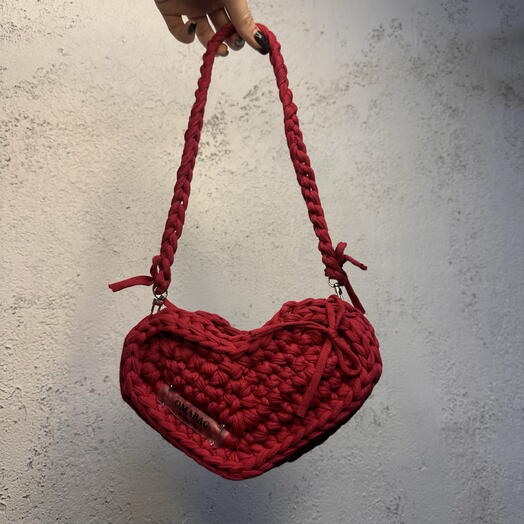 Яркая сумка в форме сердца 💕 подарок на 8 марта