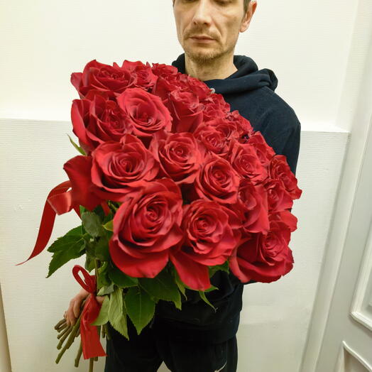 Розы 21 штука 90 см