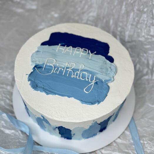 Синий Happy B-day