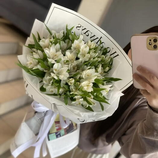Букет из альстромерии,лёгкие как бабочки😍️