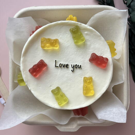 Бенто любимой, любимому, сестре, дочери, сыну Люблю тебя/ love you / на день рождения, годовщину / с мармеладками мишками