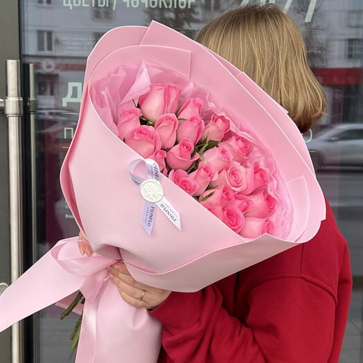 Букет из 25 кенийских роз