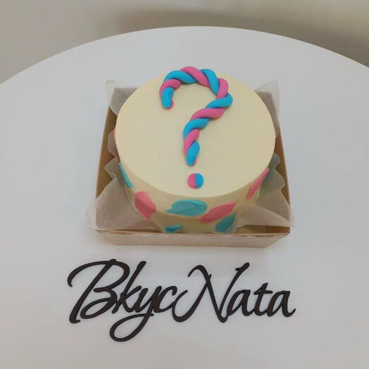 Бенто-торт "Кто у нас будет?💗💙