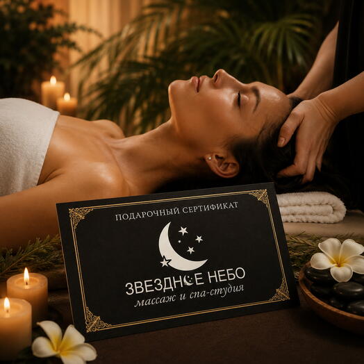 Подарочный сертификат "Для неё" - японская SPA-процедура для волос Head SPA в Геленджике