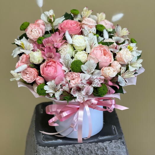 Цветы в коробке 🌺