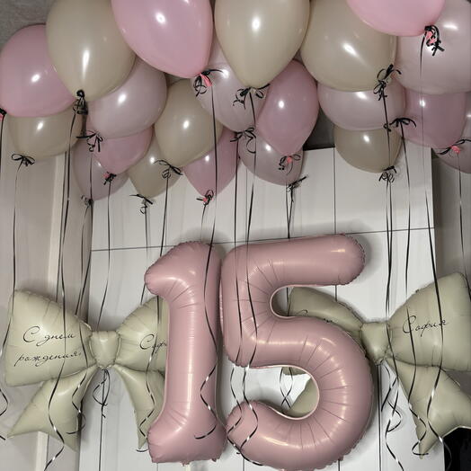 Шары на 15 летие девочке