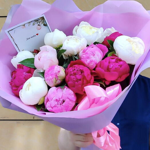15 пионов микс 💕