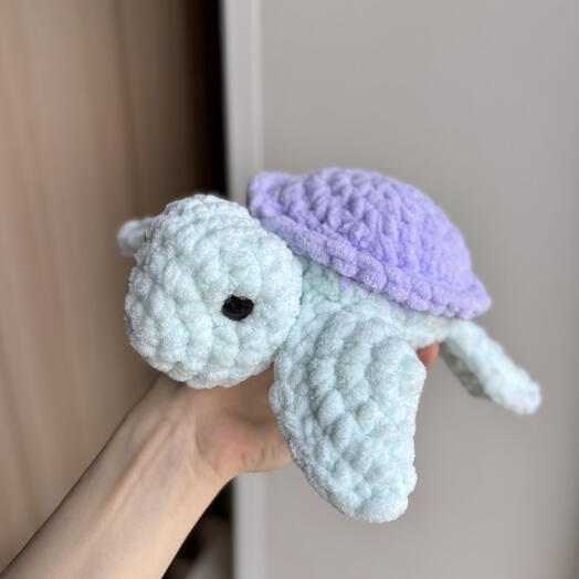 Вязаная игрушка ручной работы «Черепаха»
