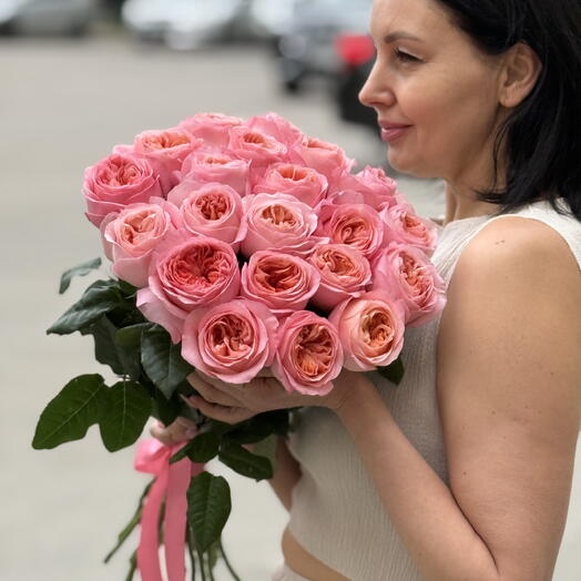 Букер роз 25 шт pink expression