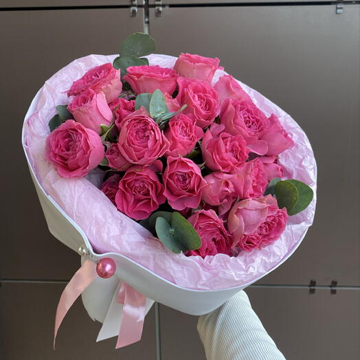 Букет с кустовыми розочками 💗