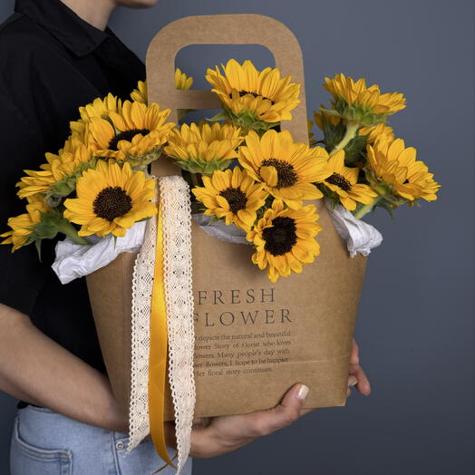 Яркая сумочка с подсолнухами 🌻