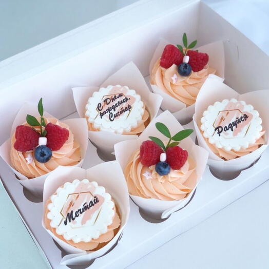 Cupcakes red velvet 6pcs