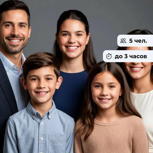 Счастливы вместе. Фотосессия для семьи