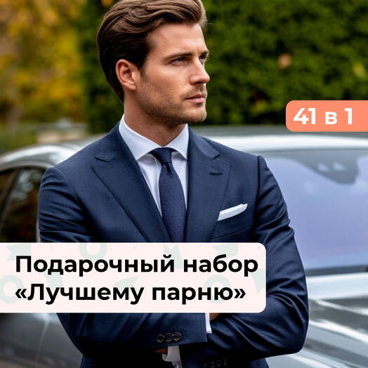 41 в 1 Подарок со смыслом. Подарочный набор для мужчины