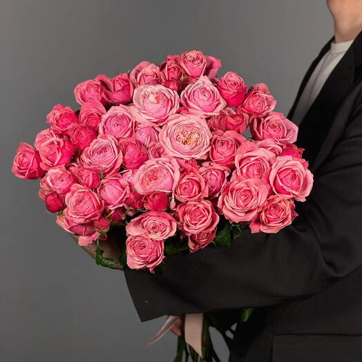 Букет из 11 роз Silva Pink