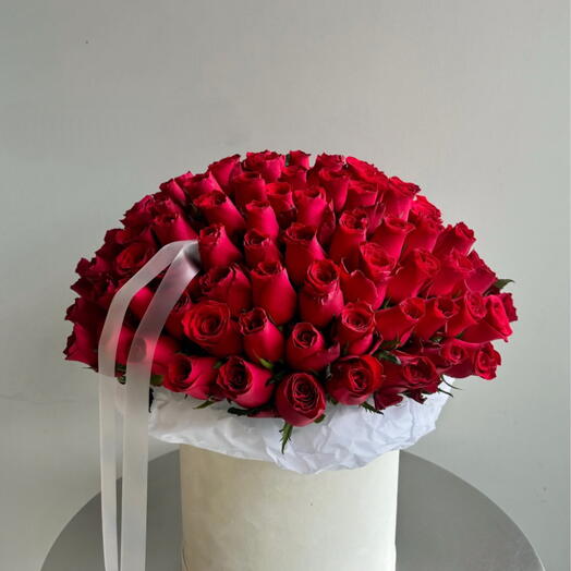 50 roses in box
