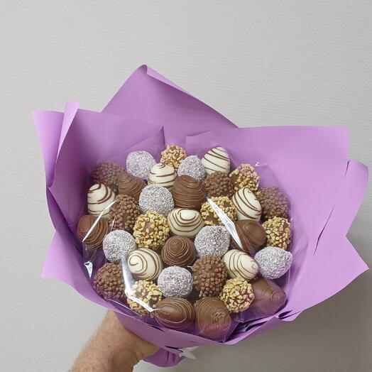 Букет из клубники в шоколаде (500 грамм.)