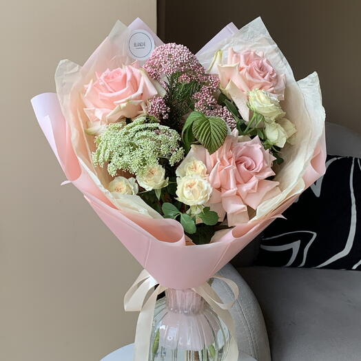 Букет «Клубничное суфле»🌸