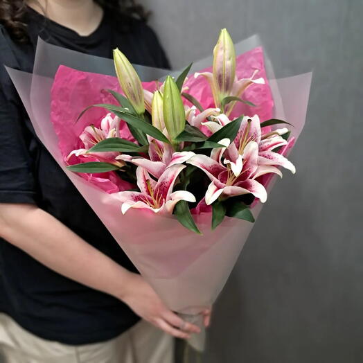 Лилия розовая ароматная 3шт