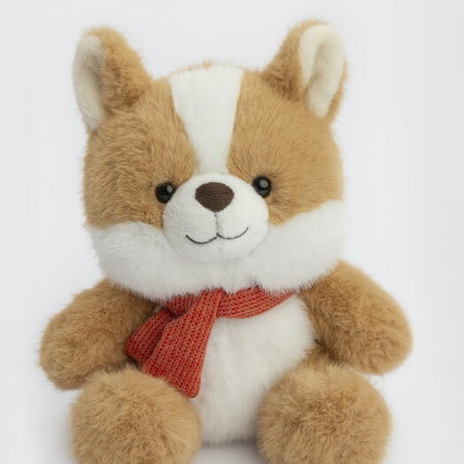 Мягкая игрушка Gulliver Корги в шарфике 24 см коллекция Sweet