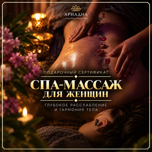 СПА-массаж для женщин (подарочный сертификат)