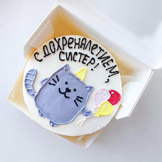 Бенто-торт с котиком