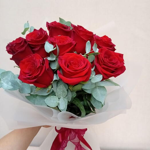 9 Roses bouquet