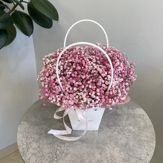 🌸Пышная сумочка гипсофил