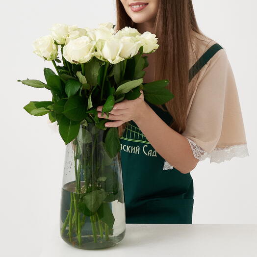 🌹Розы классические «Аваланш» от Чеховского Сада — Пачка 15 шт