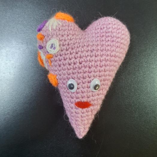 Hecho a mano de punto de San Valentín