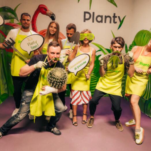 Planty - вечеринка+флорариум