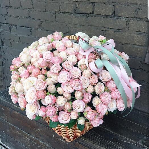 Корзина с цветами XXL