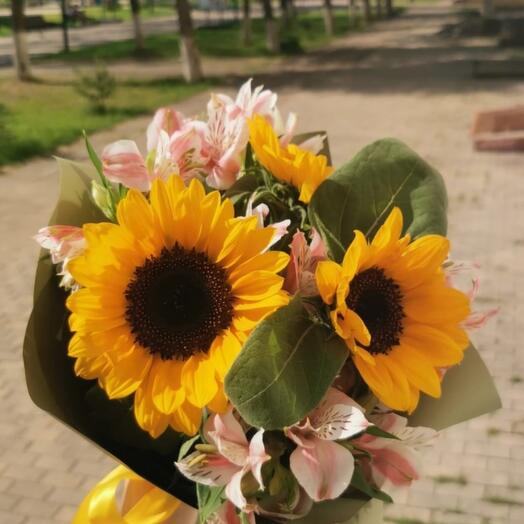 Colección "girasoles" ramo N1