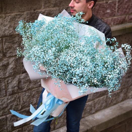 Bouquet giant of gypsophila