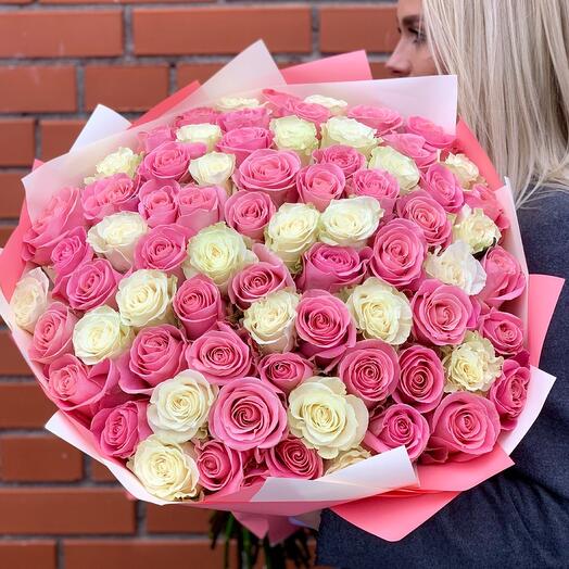 51 Роза 🌹 в букете🩷