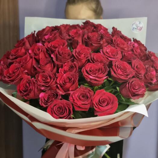 Bouquet of 51 red roses