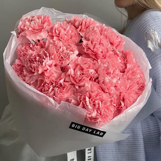 Bouquet of pink carnations