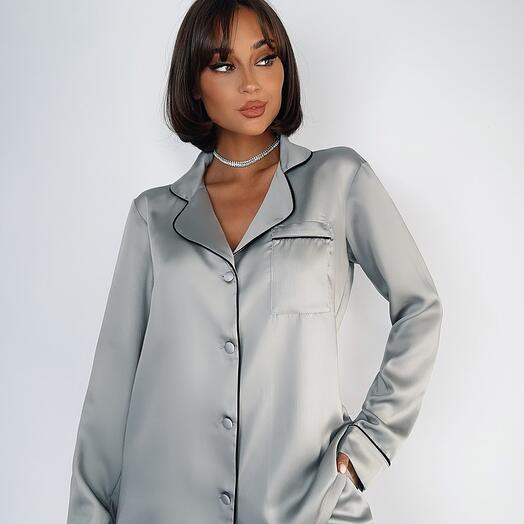 Pijama de mujer de Tencel"Plata"