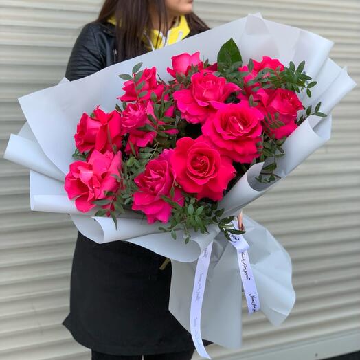 Ramo con rosas francesas
