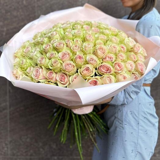 Bouquet 101 Roses with packaging