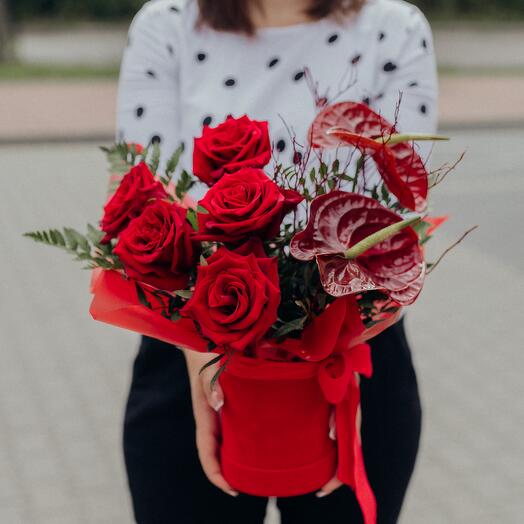 Flowerbox "Kocham Cię"