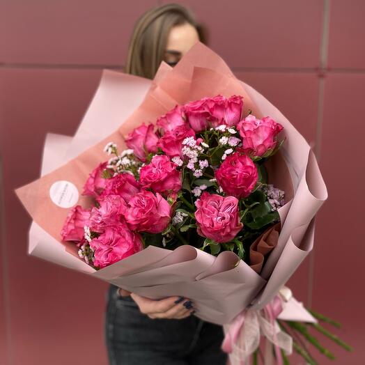 Букет пионовидных роз «Для тебя»