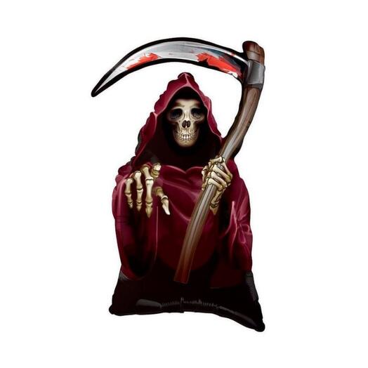 Гелиевый шар смерть с косой Хеллоуин Halloween