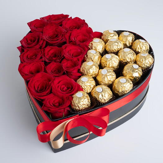 Red Roses And Chocolates Box B