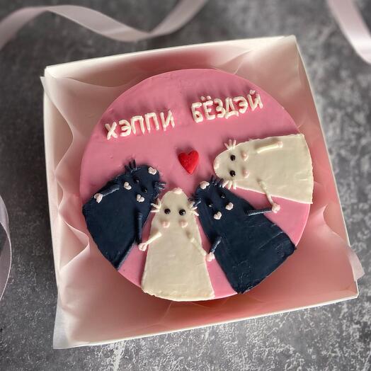 Bento cake "rats"