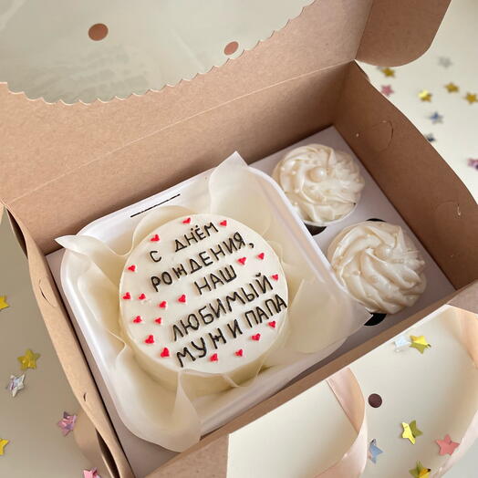 Торт и капкейки в наборе 🎁