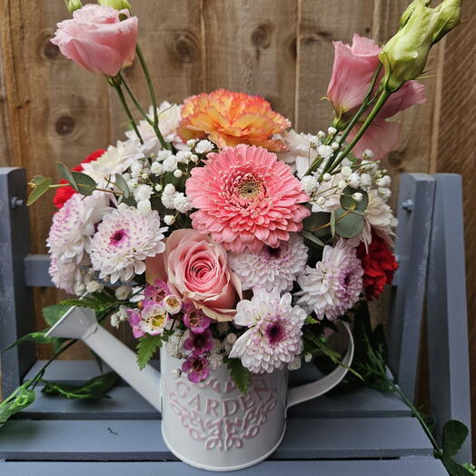 Mothers day floral watering can