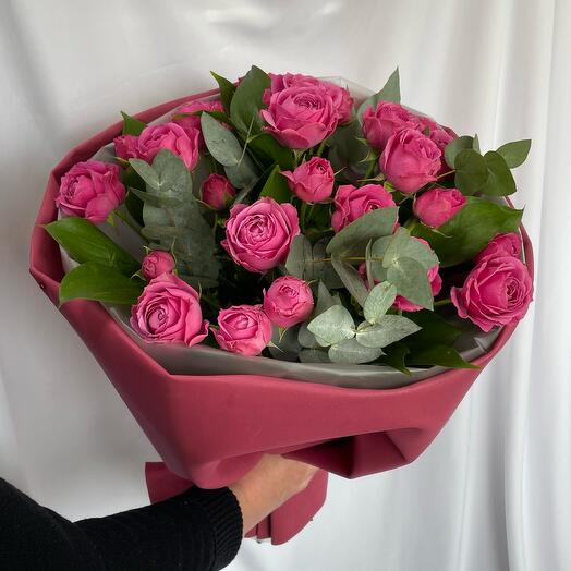 Ramo de rosas de arbusto Misty Bubbles