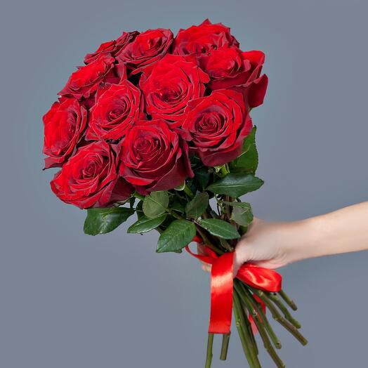 Ramo de 11 rosas rojas