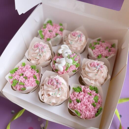 Капкейки с зайкой